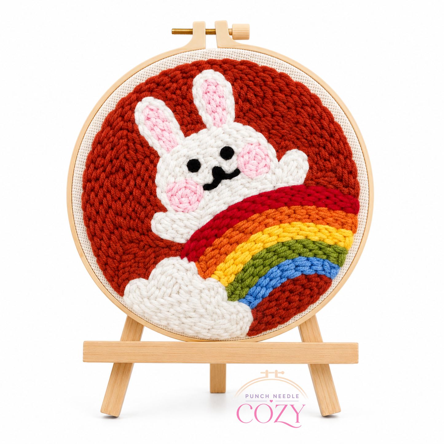 Rainbow Bunny Punch Needle Kit