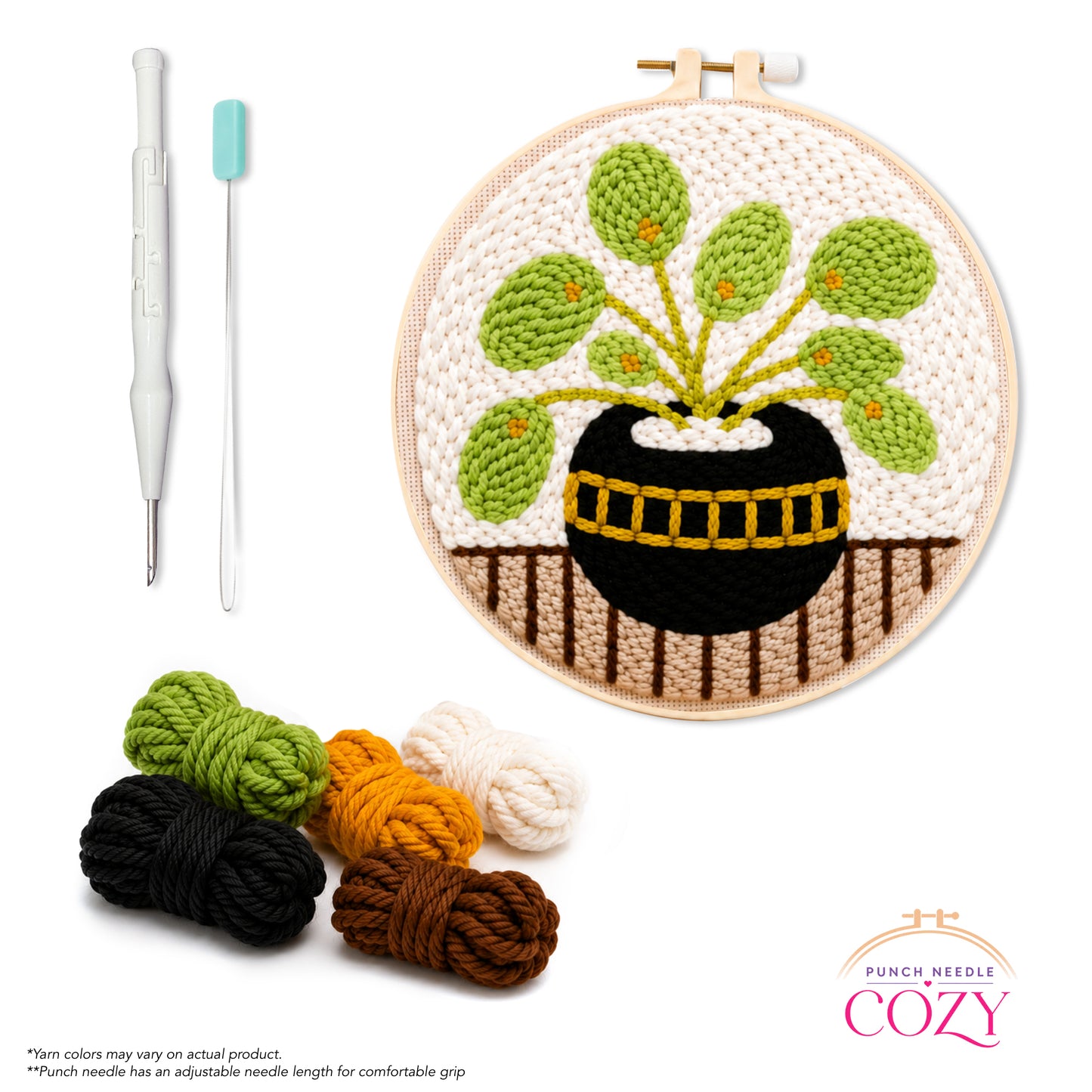Cauldron Pothos Punch Needle Kit