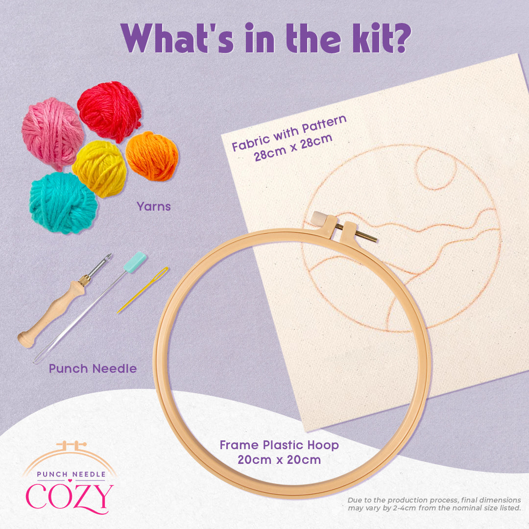 Cherry Blossom Deer Punch Needle Kit
